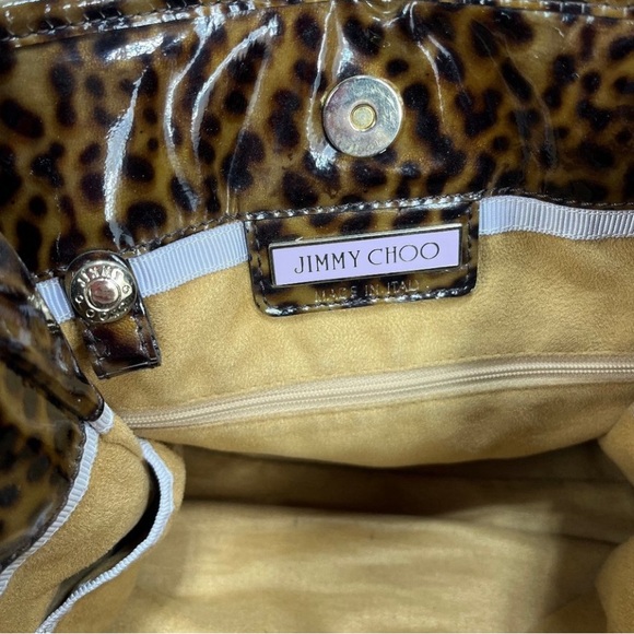 Jimmy Choo Leopard Print Hand Bag - Picture 11 of 12